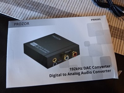 NEW Prozor 192kHz DAC Converter Digital to Analog Audio Converter Model PRR095