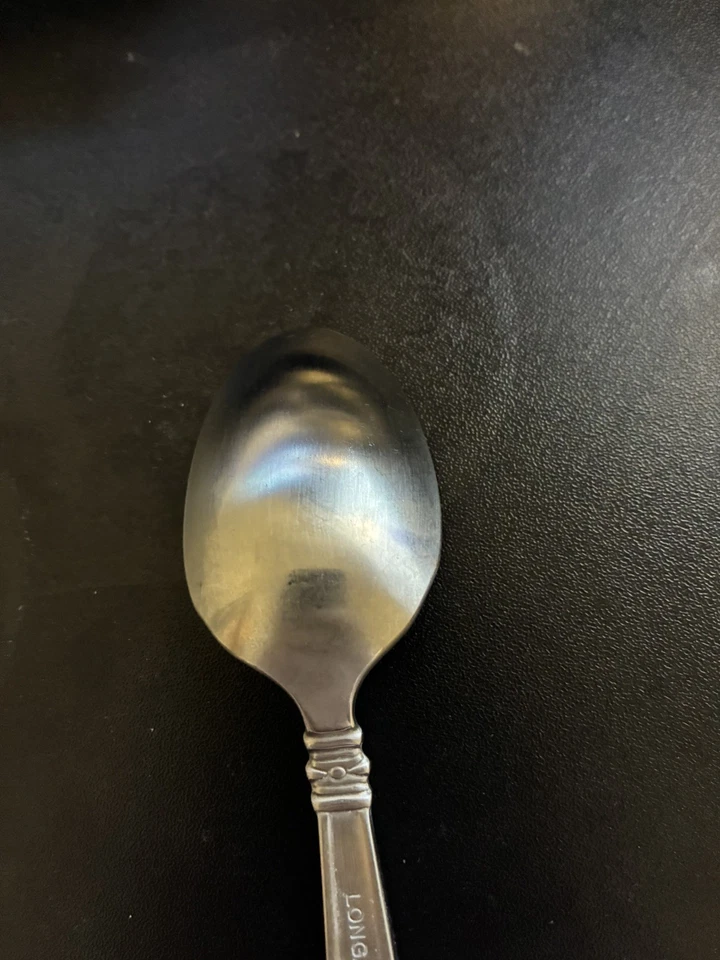 Vajilla Longaberger, tradiciones tejidas, acero inoxidable, cuchara, 6 pulgadas Foto 2 de 4