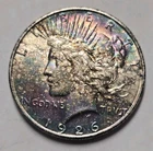 1926-S Peace Silver Dollar AU TONED!