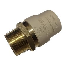 Pack 3/4 in CPVC x 3/4 in MNPT Adapter, 3/4 Male CPVC 3/4" CPVC x 3/4" MNPT 2