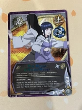 Naruto CCG, Neji Hyuga & Hinata Hyuga, 549, 1st Edition, LP, Rare