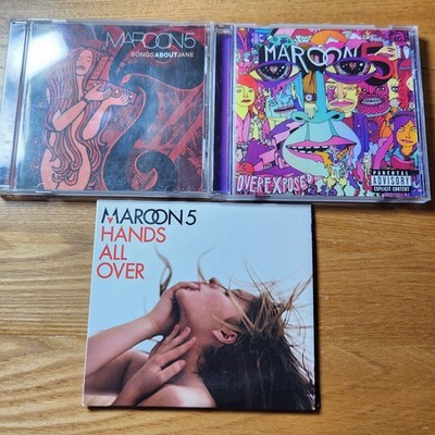 Maroon 5 CD Lot 3 Discs Songs About Jane Hands All Over Overexposed Pop Rock