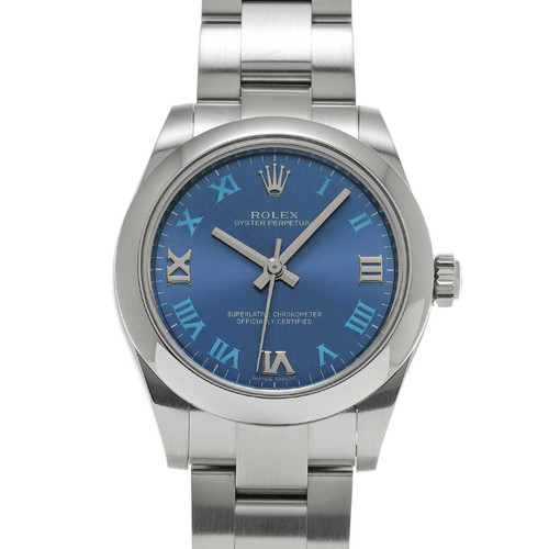 ROLEX Oyster Perpetual 31 177200 Blue Unisex Used Watch #61516