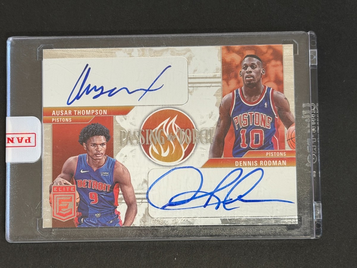 Dennis Rodman /Ausar Thompson 2023 Donruss Elite Passing the Torch
