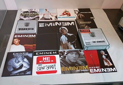 EMINEM THE SINGLES 10 + 1 CD BOX SET Strictly Limited Edition Plus Poster
