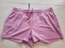 Member's Mark Women's Lounge Shorts Pink Relaxed Fit 4 Way Stretch 2XL NWT