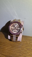 Michael Kors Everest Pav Rose Gold-Tone Oversized Watch MK7211