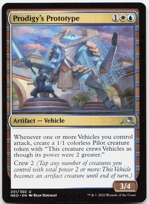 Prodigy's Prototype 231 NM Kamigawa: Neon Dynasty Uncommon Magic: The Gathering