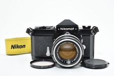 Near Mint- Nikon Nikomat FTN 35mm SLR Film Camera Black w/ 50mm f/1.4 28134