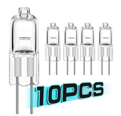 10PCS G4 Halogen Light Bulbs 12V 5W 10W 20W 35W 50W Warm Clear Lamp Base