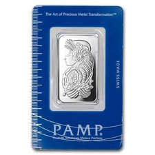 PAMP Suisse Lady Fortuna 1 oz Platinum Bar in Assay Card 2199.40 per troy oz