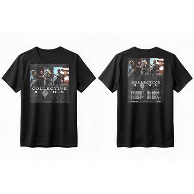 Collective Soul 30th Anniversary Tour 2026 Band  T-Shirt Black S-2XL