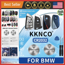 BMW Key Fob Battery CR2032 2-Pack for 1-9 Series X1-X7 i3-i8 M3-M8 Replacement K