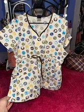    Earthy Tone Scrub Lot   Size XL Cherokee  UA Scrubs, Excellent Preowned Con