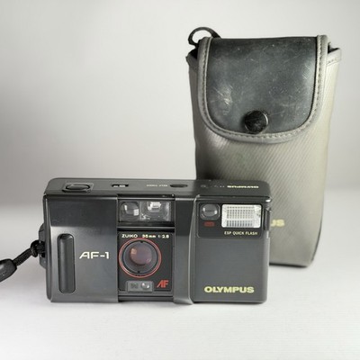 Filmkamera Olympus AF-1 35mm Film Point and Shoot 35mm f2.8 Mju II Objektiv getestet