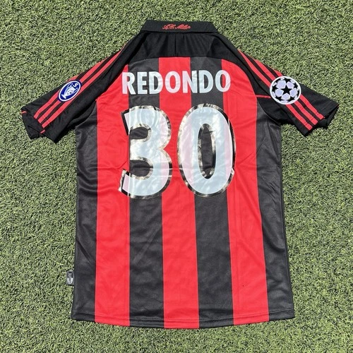 AC Milan 2001/02 UCL Home Fernando Redondo #30 Men's S