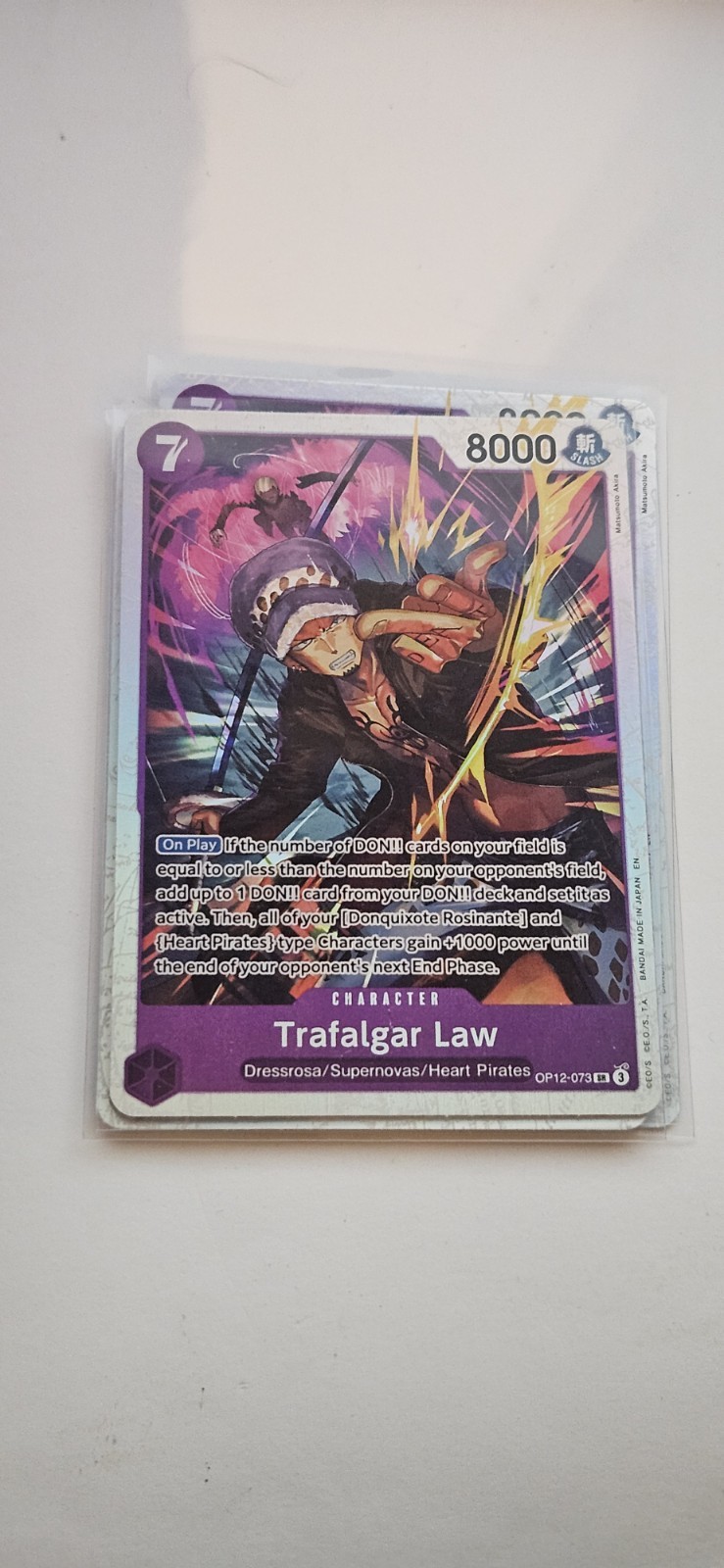 Trafalgar Law OP12-073 SR Super Rare Legacy of the Master
