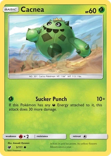 Cacnea Pokémon TCG Cards for sale | eBay