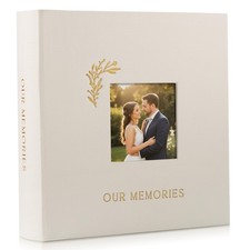 Beautiful Linen Photo Album For 4x6 Pictures - Safely Holds Up To 200 Photos ...