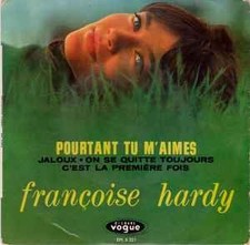 Francoise Hardy - Pourtant Tu M'aimes - Used Vinyl Record 7 - D5783z