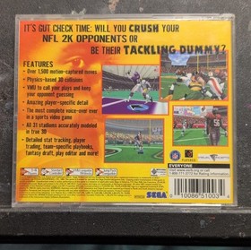 SEGA Sports NFL 2K Sega Dreamcast Multiplayer VMU Jump Pack American Football