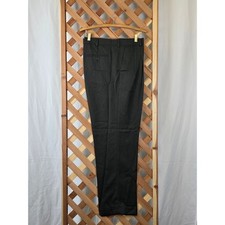 Perry Ellis Portfolio Dress Pants Mes 38x32 Charcoal Travel Luxe Classic Fit NWT