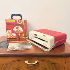 MANGIADISCHI VINTAGE LESA MADY 2 ROSSO ANNI 60 PER ARREDO LEGGI DESCRIZIONE