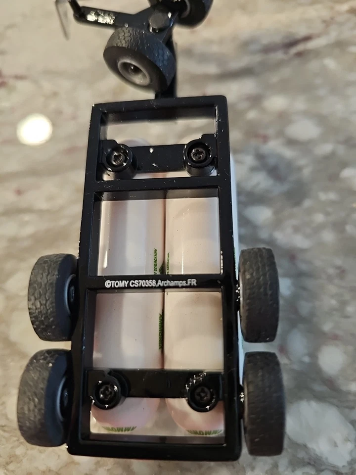 1/64 TOMY TOYS Anhydrous DOUBLE Tank Trailer Wagon EUC! - Image 4 of 4