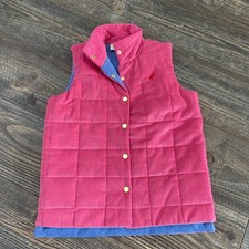 The Beaufort Bonnet Company Girls Pink Corduroy Vest Size 10