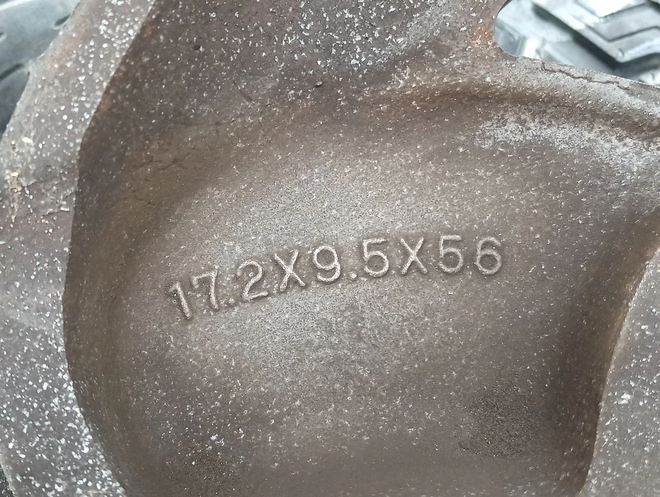 *PITS/RASH*17x9.5 Aluminum Wheel Rim (Right-Side) From 1988 CORVETTE 11974815 - Image 3 of 4