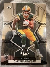 2022 Panini Mosaic - NFL Debut Christian Watson #281 Silver Prizm (RC)