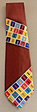 The Beatles One Album Tie Maroon and Gold 100 Silk Handmade
