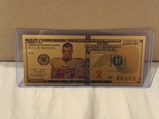 Rob Gronkowski  24k Gold Foil $100 Note Tampa...