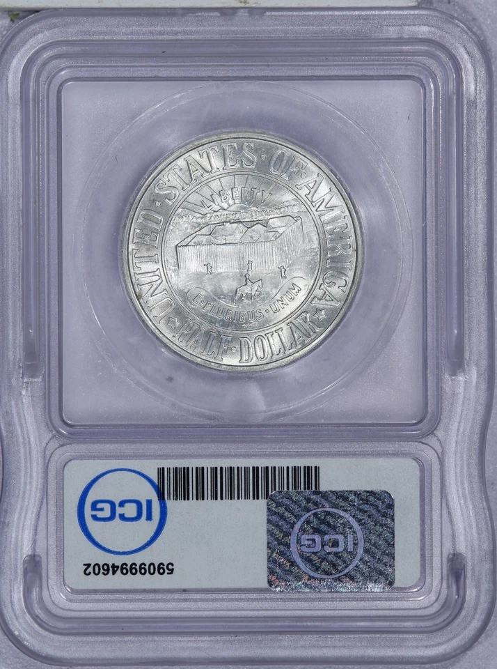 1936 York Half Dollar 50C ICG MS66 - Image 2 of 2