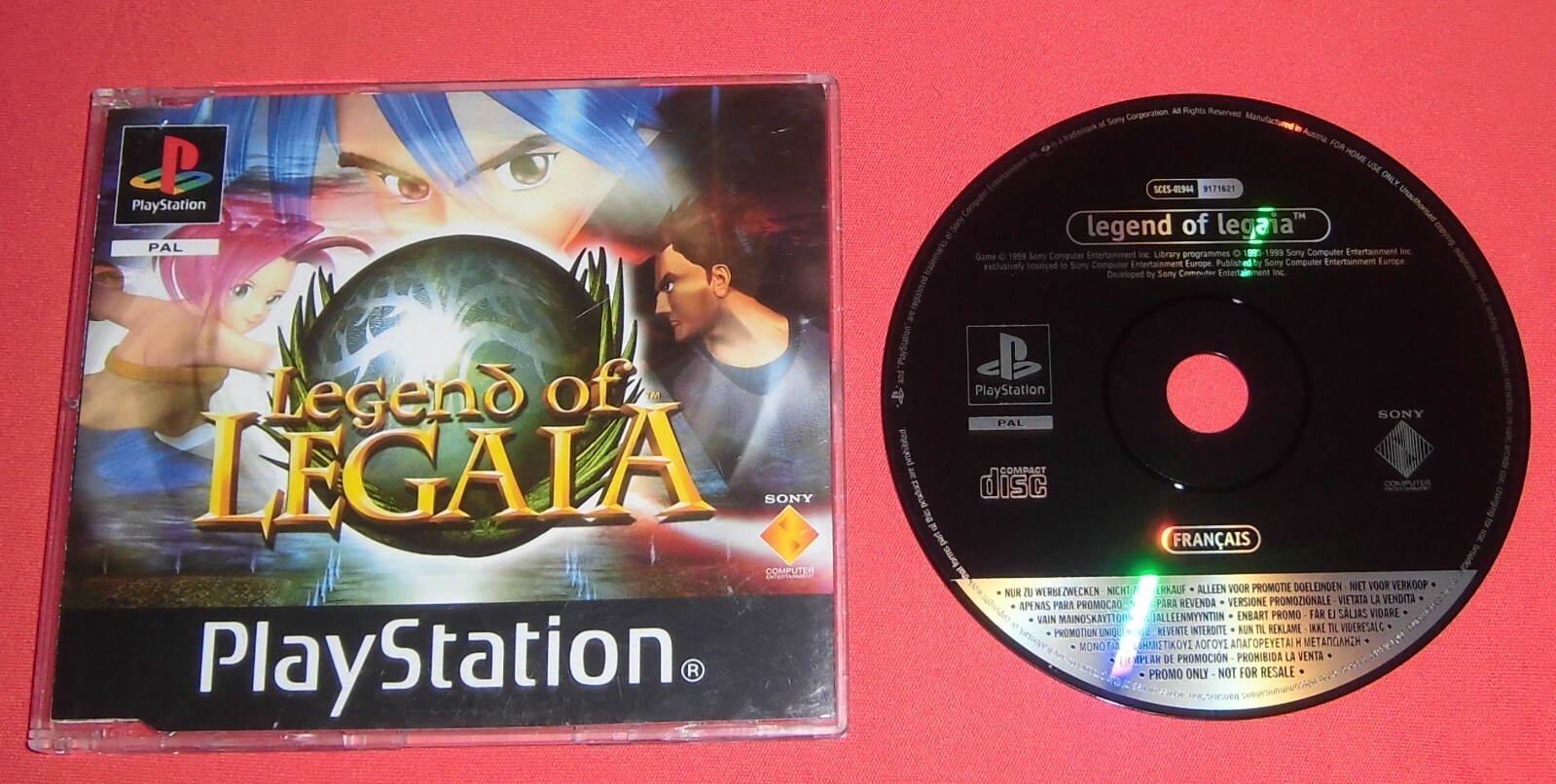 Playstation PS1 Legend of Legaia VERSION PROMO [PAL (Fr)] PS One  *JRF*