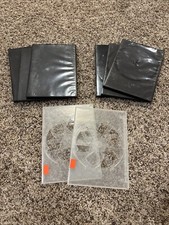 Empty Slim DVD Storage Cases 1-Disc and 2-Disc Lot 8 USED