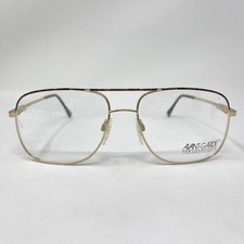 Luxottica Larry EYEGLASSES FRAMES 60-17-140 Aviator Carbowine Gold Red Tortoise
