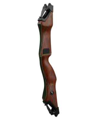 Bear Archery Takedown B Riser, Bubinga with Green Glass, Right Hand - NEW