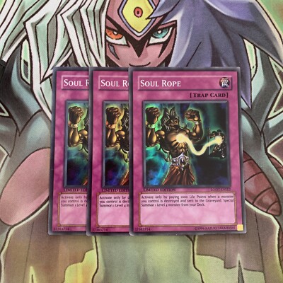 LODT-ENSE2 x3 Seelenseil Super Rare Top Zustand Yugioh