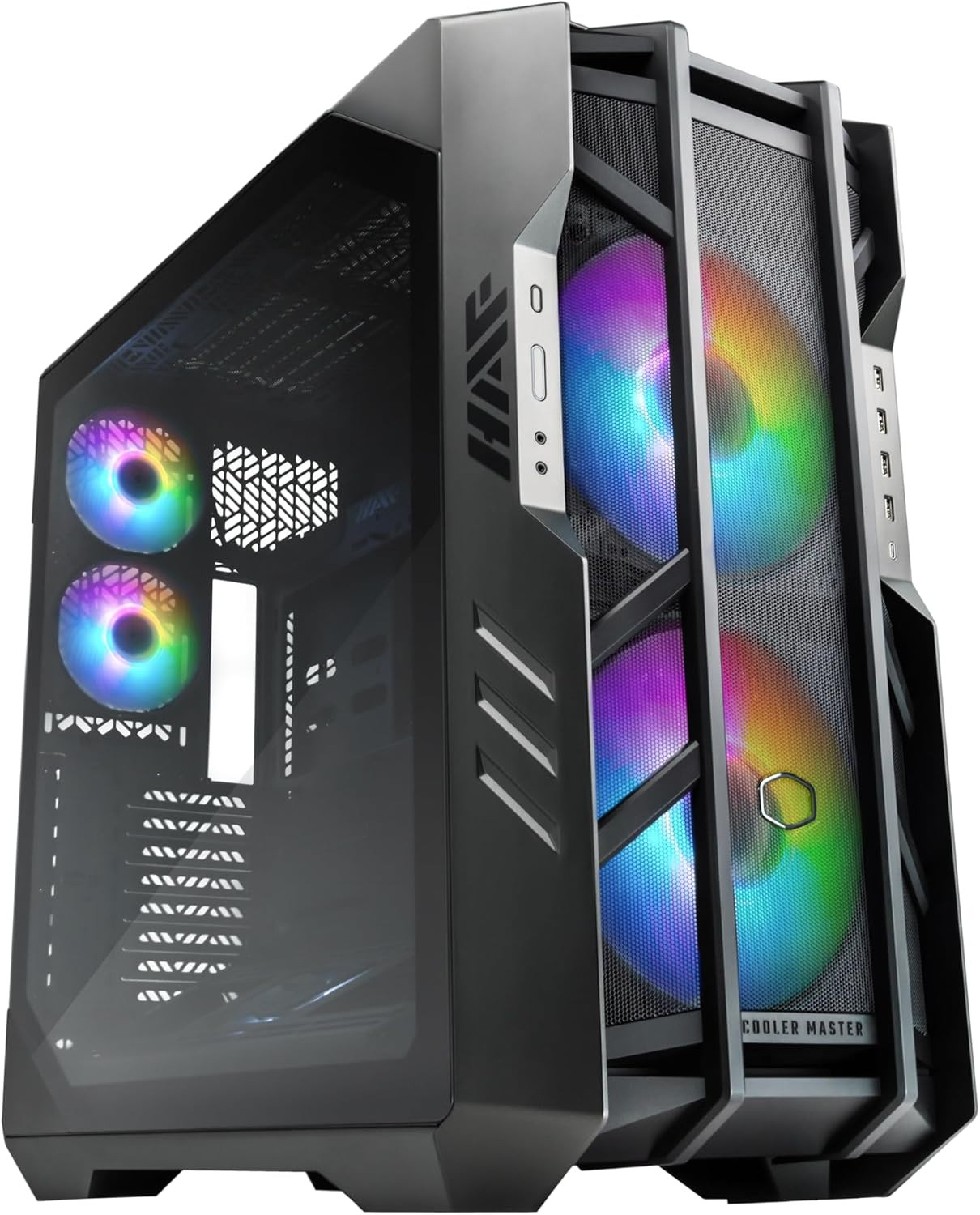 HAF 700 E-ATX High Airflow PC Case, Mesh Front Panel, Dual 200Mm Sickleflow Cust