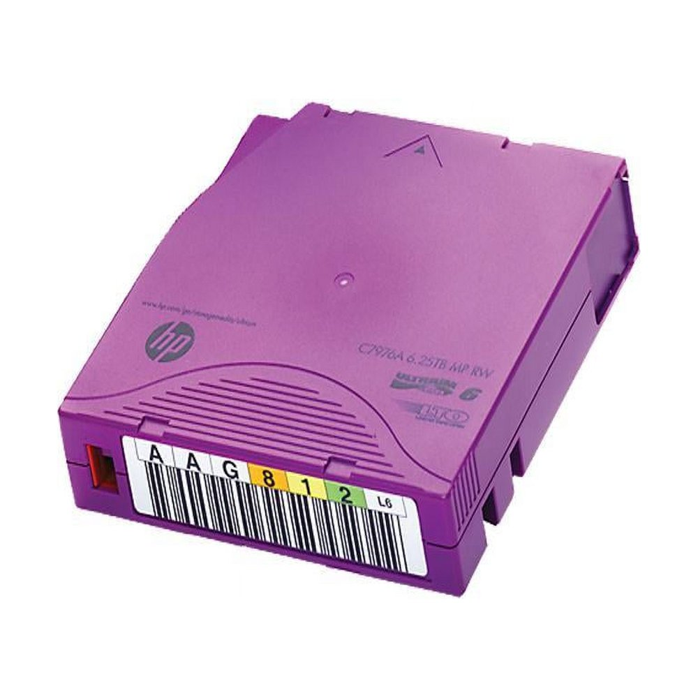 HP LTO-6 Ultrium 6.25TB MP RW Data Cartridge 20-Pack Non-Custom Label ...