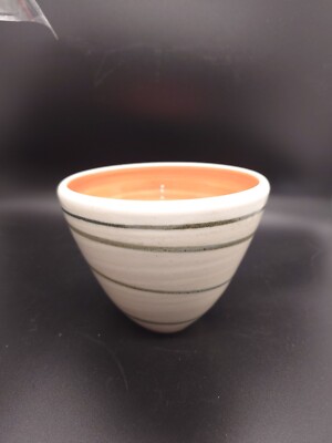 Gill Bramley Swansea Welsh Studio Pottery Tapered 10 cm Pot - Incised Gill Mark
