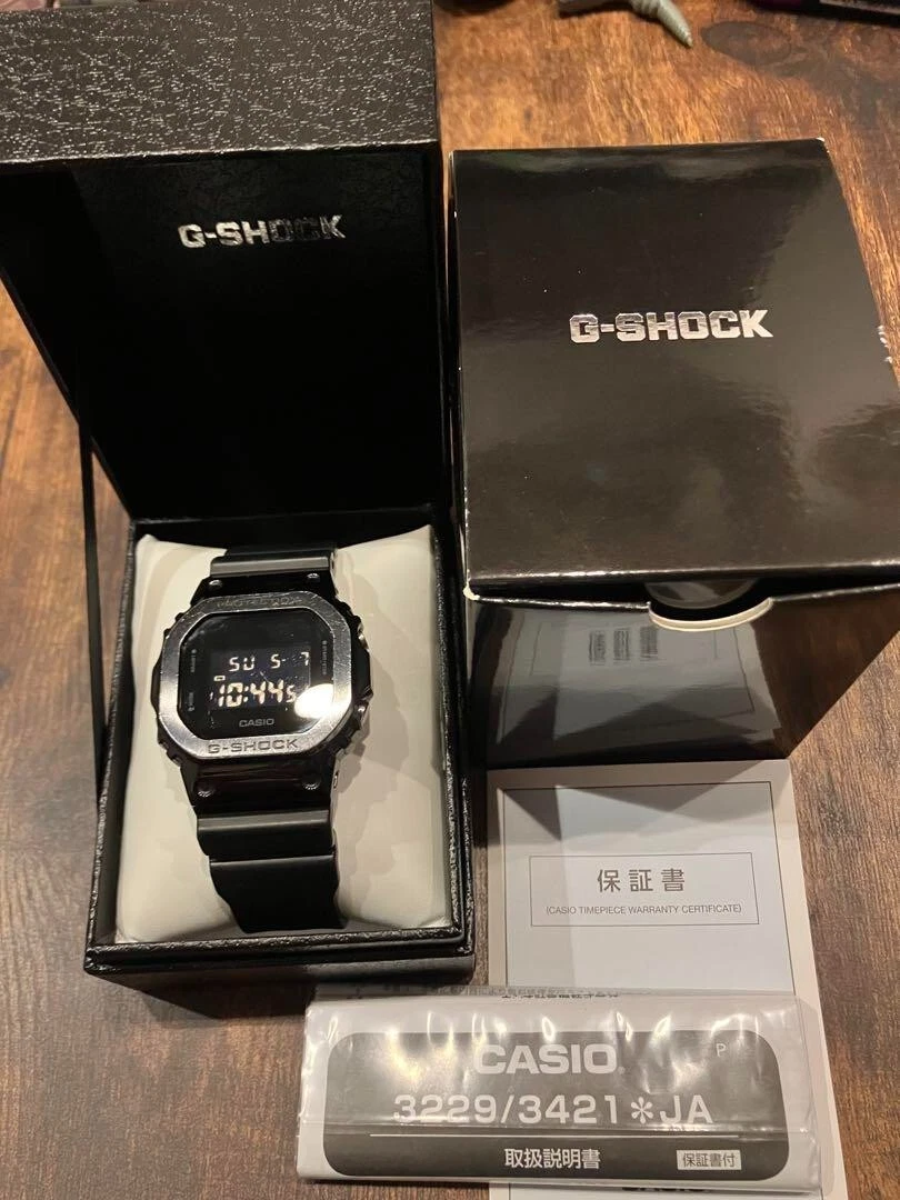 Casio G-SHOCK Stainless Steel Bezel Digital Men`s Watch GM-5600B