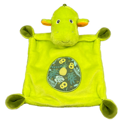 Takko Dopodopo Newborn Drache Dino Schmusetuch Schnuffeltuch 25cm Grün Ananas