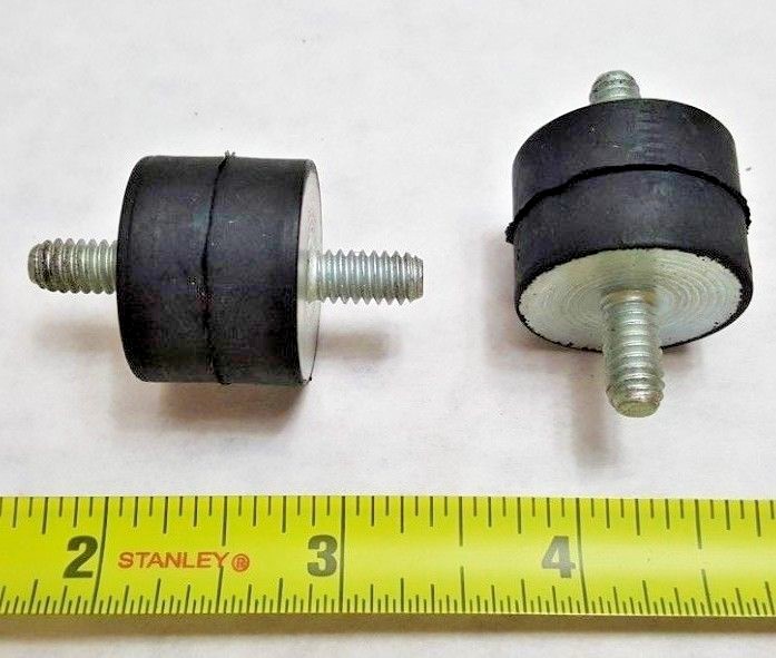 (2) Qty. of D&S Performance Oil Tank/Battery Box Rubber Mounts PN-DS-106, Harley