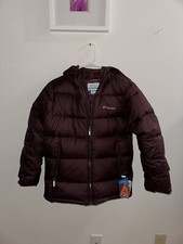 Columbia Red Youth Pike Lake  Il Hooded Puffer Jacket 