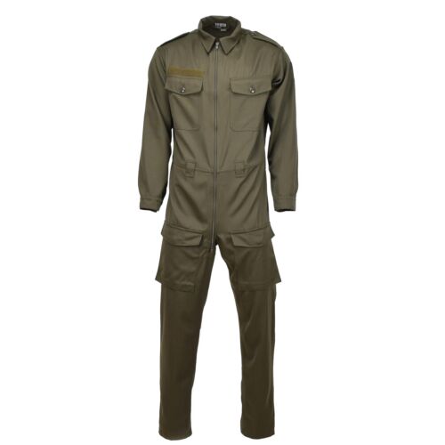 Genuine Austrian military mechanic coverall tanker workwear jumpsuit olive NEW - Picture 1 of 4