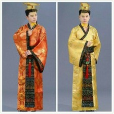 Herren Antike Hanfu Kostüm Chinesisch Tang Kaiser Performance Outfit Cosplay