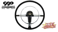 AMERICAN RETRO 1955 1956 CHEVY BELAIR 150 210 NOMAD 15" SPORT STEERING WHEEL