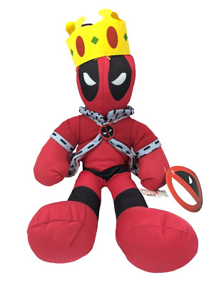 Marvel Comics ''King Deadpool'' Stuffed Plush 14'' New with Tags